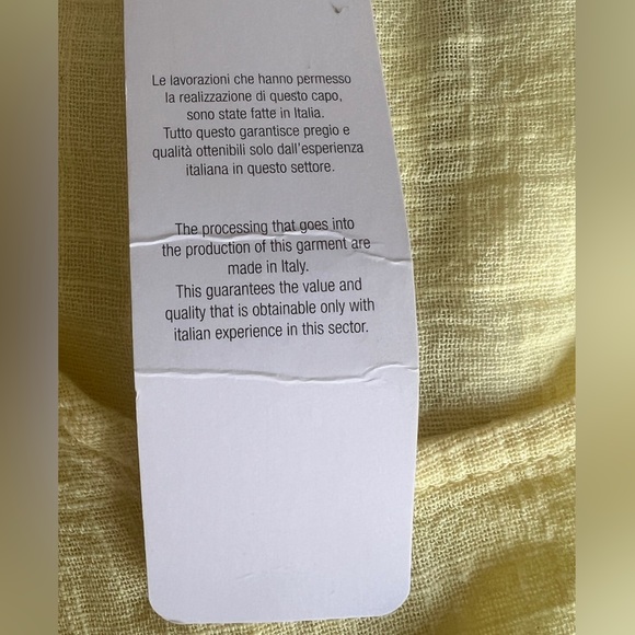 NWT-ROLE round neck top 3/4 Sleeves 100% Italy Cotton Italy Sz See Measurements. - Picture 9 of 13